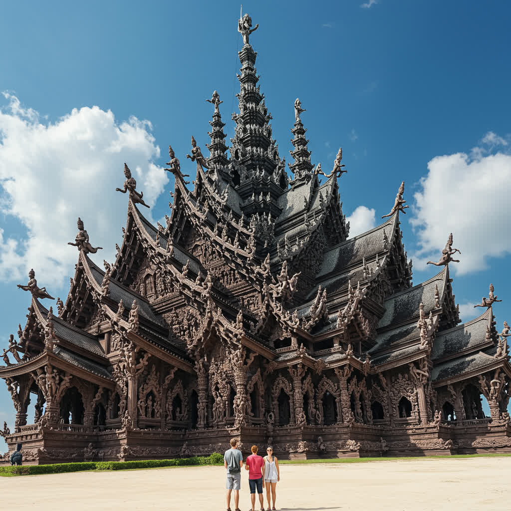Pattaya Tour: Sanctuary of Truth & Big Buddha Sunset