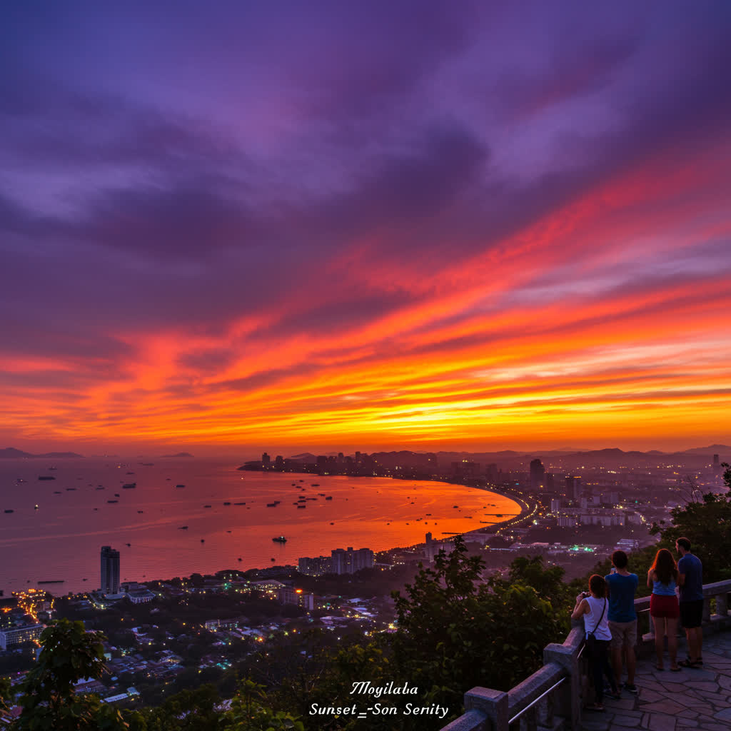 Spiritual Grandeur & Sunset Serenity: Sanctuary of Truth & Big Buddha