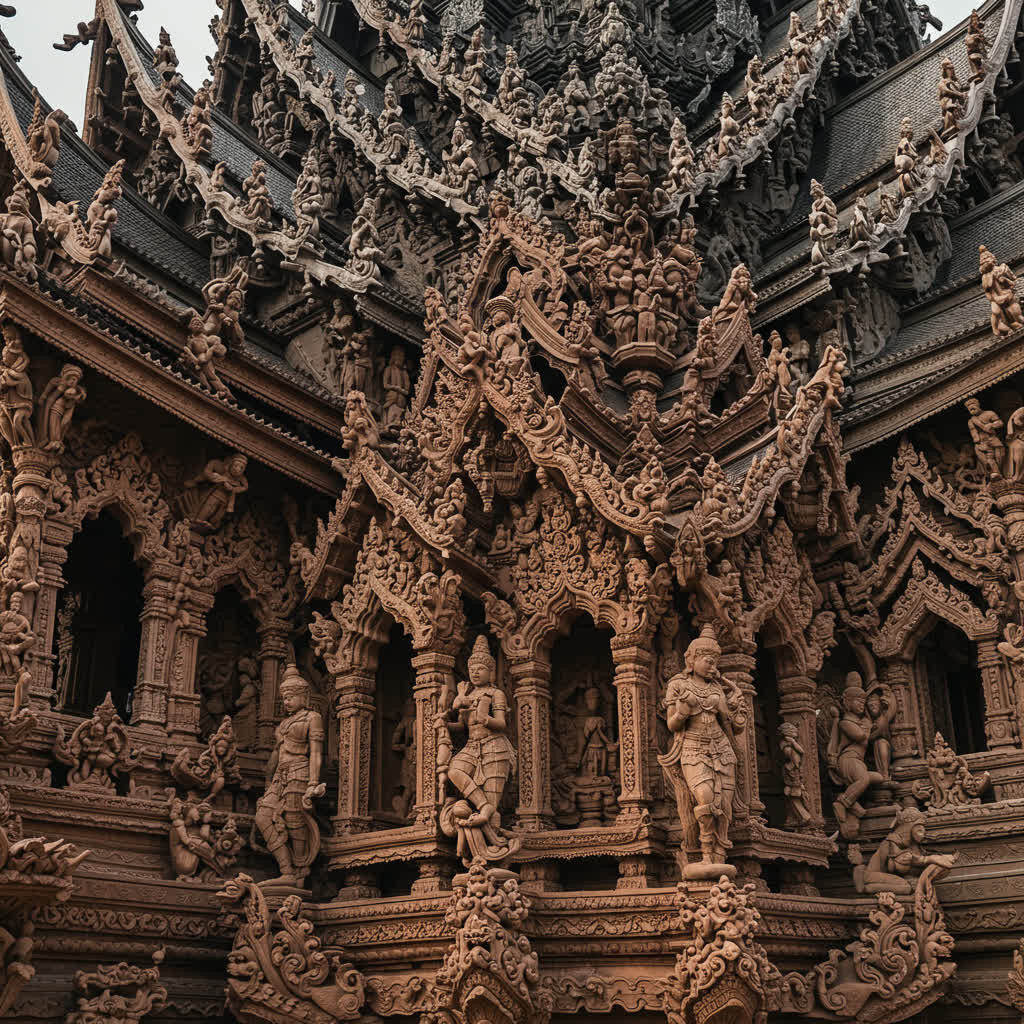 Spiritual Grandeur & Sunset Serenity: Sanctuary of Truth & Big Buddha