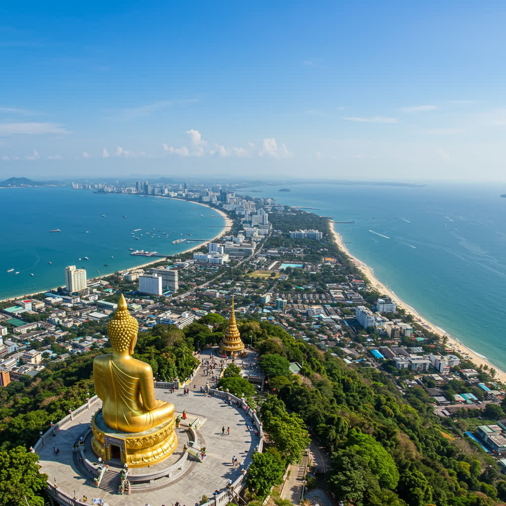 Spiritual Grandeur & Sunset Serenity: Sanctuary of Truth & Big Buddha