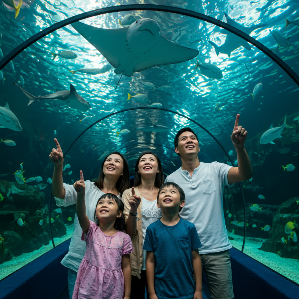Pattaya Family Adventure: Underwater World & Dolphin Show