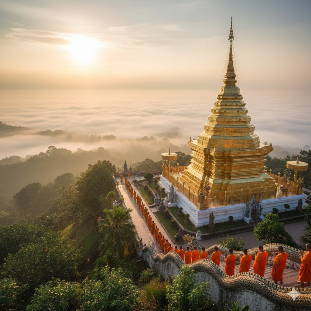 🕊️ A Soulful Journey Through Chiang Mai — Temples, Tea, and Tranquility