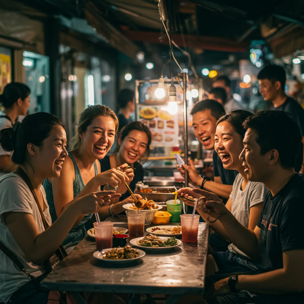 Bangkok's Sensory Feast: An Evening Street Food & Market Adventure