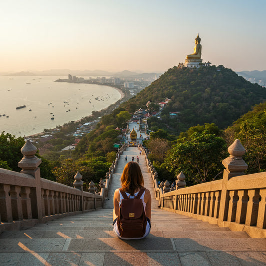 Spiritual Grandeur & Sunset Serenity: Sanctuary of Truth & Big Buddha